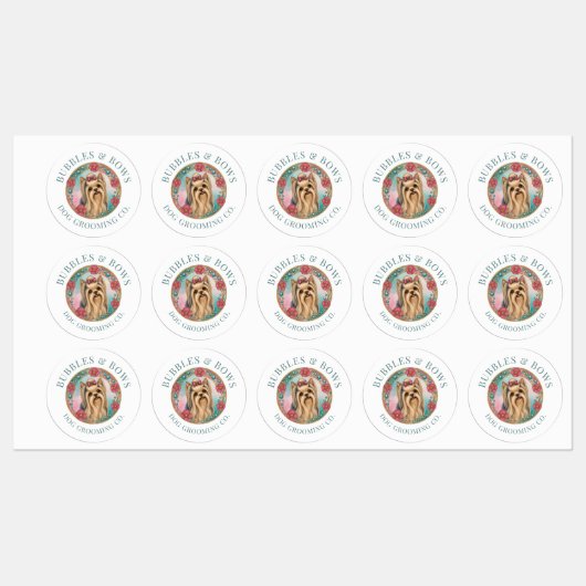 Yorkshire Terrier Waterdichte Sticker Vellen (Vel)