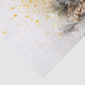 Yorkshire Terrier Waterverf Decoupage Tissuepapier (Detail)