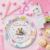 Yorkshire Terrier Waterverf Papier Bord (Feest)