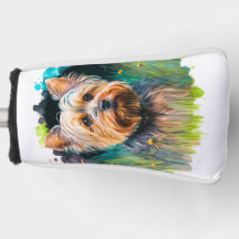 Yorkshire Terrier Waterverf Putter