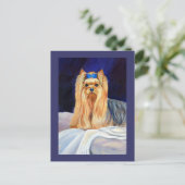 Yorkshire Terrier Wenskaart Briefkaart (Staand voorkant)