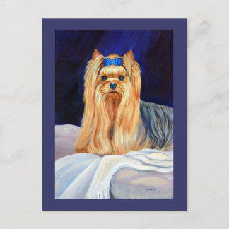 Yorkshire Terrier Wenskaart Briefkaart