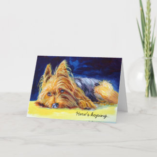Yorkshire Terrier Wenskaart Kaart