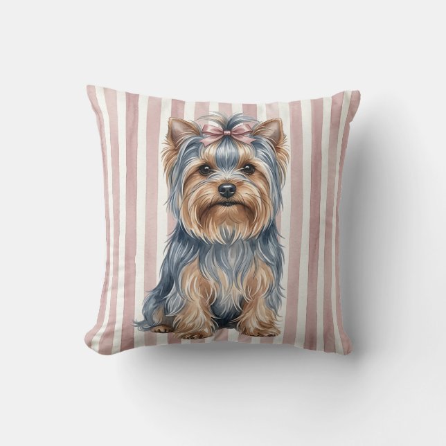 Yorkshire Terrier Worpillowontwerp Kussen (Voorkant)