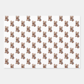 Yorkshire Terrier Wrapping Paper Sheets