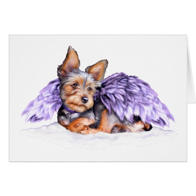 Yorkshire Terrier Yorkie Angel (Voorkant Horizontaal)