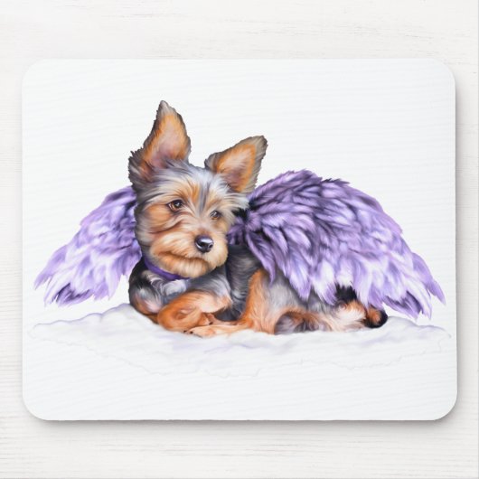 Yorkshire Terrier Yorkie Angel Muismat (Voorkant)