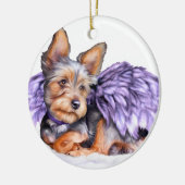Yorkshire Terrier Yorkie Angel Ornament (Links)