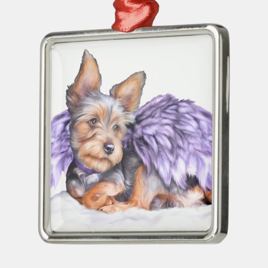 Yorkshire Terrier Yorkie Angel Ornament (Links)