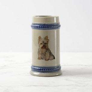 Yorkshire Terrier Yorkie Beer Stein Bierpul