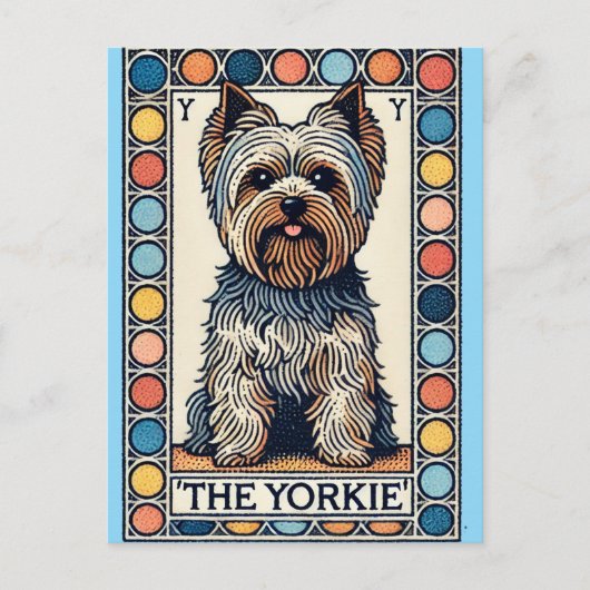 Yorkshire terrier Yorkie Briefkaart (Voorkant)