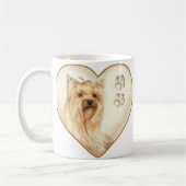 Yorkshire Terrier Yorkie Dog Coffee Mok Cup (Links)