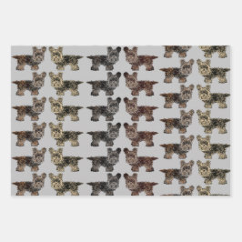 Yorkshire Terrier, Yorkie hond Inpakpapier Vel