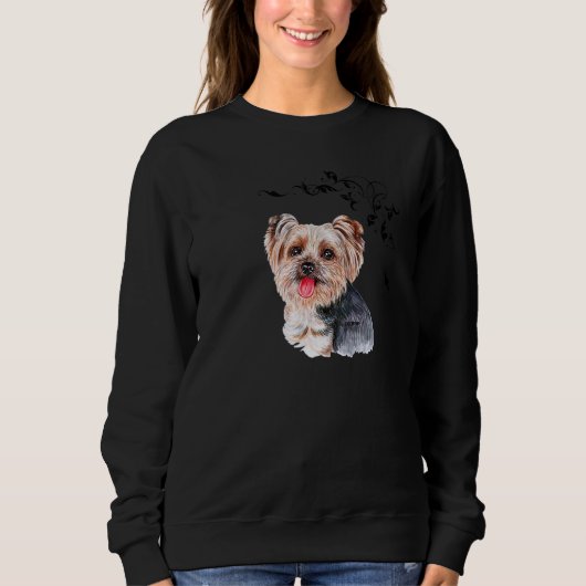 Yorkshire Terrier Yorkie Hond Trui (Voorkant)