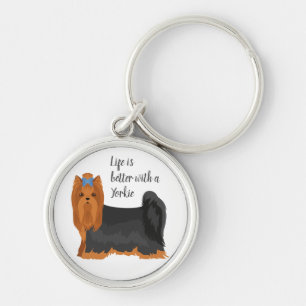 Yorkshire Terrier. Yorkie Key sleutelhanger. Wille Sleutelhanger