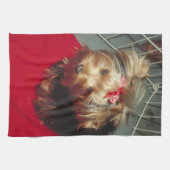 Yorkshire Terrier Yorkie Kitchen Towel Theedoek (Horizontaal)