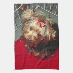 Yorkshire Terrier Yorkie Kitchen Towel Theedoek