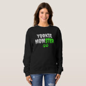 Yorkshire Terrier Yorkie Moeder Moederster Hallowe Trui (Voorkant volledig)