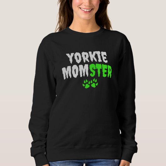 Yorkshire Terrier Yorkie Moeder Moederster Hallowe Trui (Voorkant)