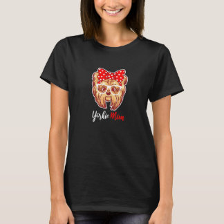 Yorkshire Terrier Yorkie Mom T-shirt