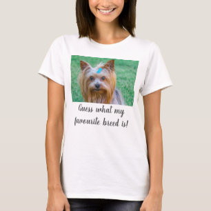 Yorkshire Terrier Yorkie Raad Favoriet Breed T-shirt