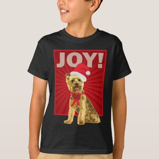Yorkshire Terrier - Yorkie Santa Clause T-shirt (Voorkant)