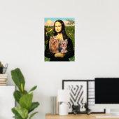 Yorkshire Terriers (7en19) - Mona Lisa Poster (Thuiskantoor)