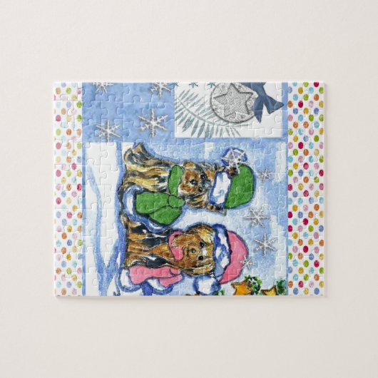 YORKSHIRE TERRIERS LEGPUZZEL (Horizontaal)