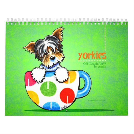 Yorkshire Terriers Off-Leash Art™ Vol 1 Kalender (Hoes)