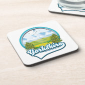Yorkshire Travel-logo Bier Onderzetter (Linkerzijde)