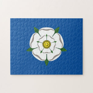Yorkshire witte roos puzzel