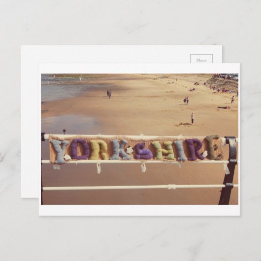 Yorkshire Yarn Bombing Briefkaart (Voorkant / Achterkant)