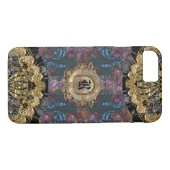 Yorkshyre  Monogram Victoriaans Case-Mate iPhone Case (Achterkant (Horizontaal))