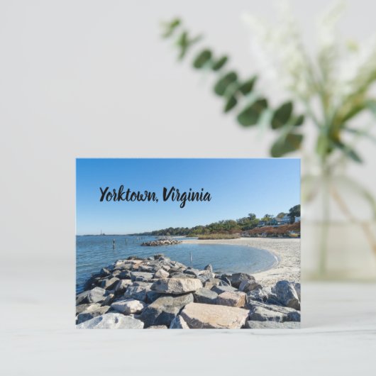 Yorktown Beach in Virginia Briefkaart (Staand voorkant)