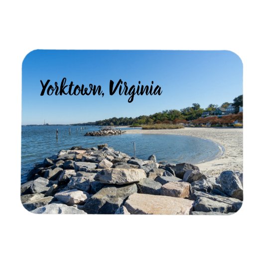 Yorktown Beach in Virginia Magneet (Horizontaal)