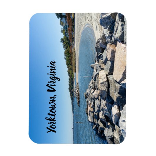 Yorktown Beach in Virginia Magneet (Verticaal)