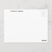 Yorktown Beach Sunrise Briefkaart (Achterkant)