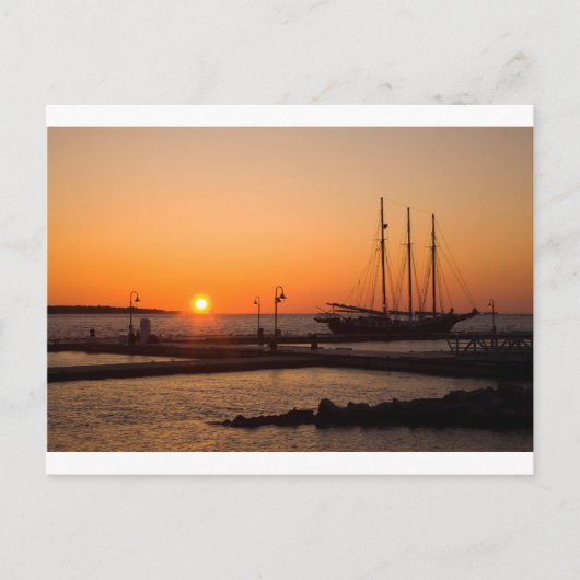 Yorktown Beach Sunrise Briefkaart (Voorkant)