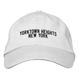 Yorktown Heights New York Hoed Geborduurde Pet