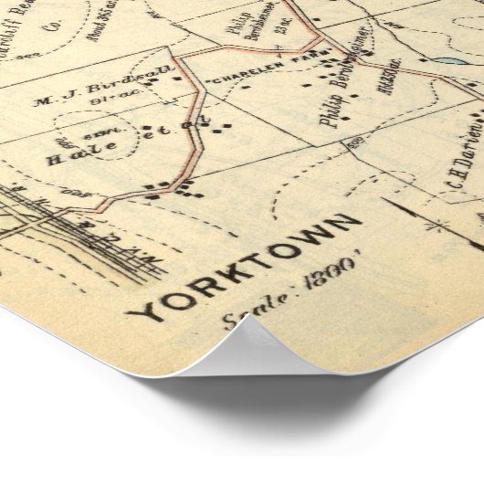 Yorktown, New York 4 Poster (Hoek)