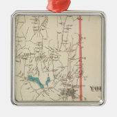 Yorktown NY Metalen Ornament (Voorkant)
