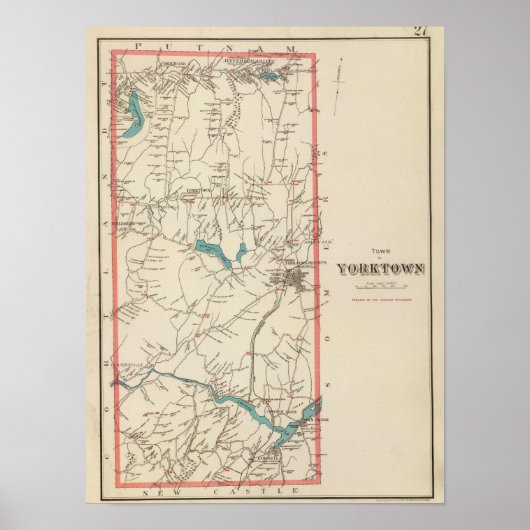 Yorktown NY Poster (Voorkant)