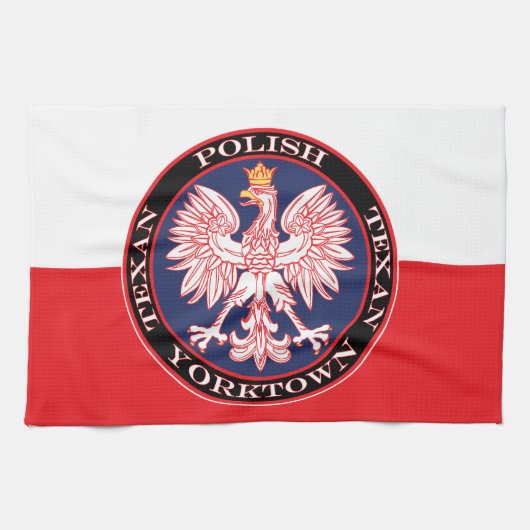 Yorktown Round Poland Texan Theedoek (Horizontaal)