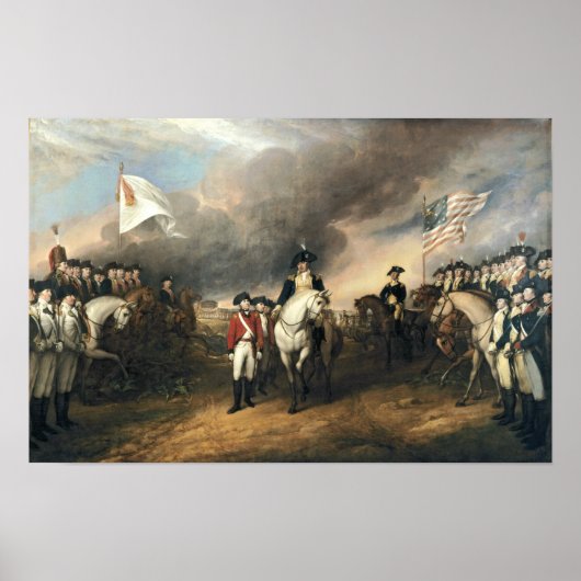 Yorktown Surrender door John Trumbull Poster (Voorkant)