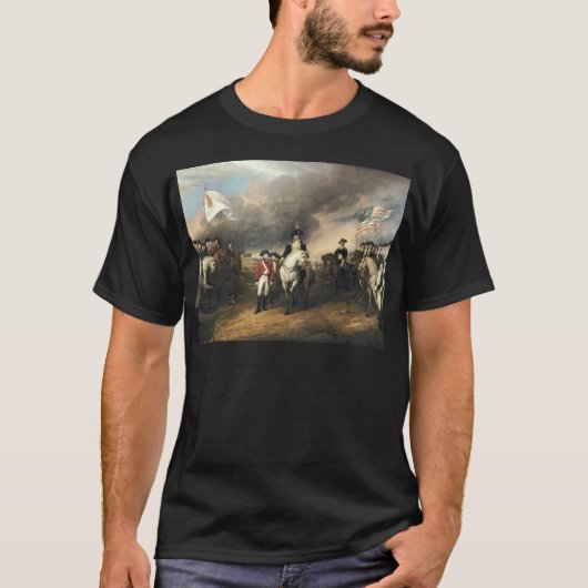 Yorktown Surrender door John Trumbull T-shirt (Voorkant)