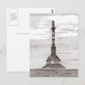 Yorktown Victory Monument Briefkaart (Voorkant / Achterkant)