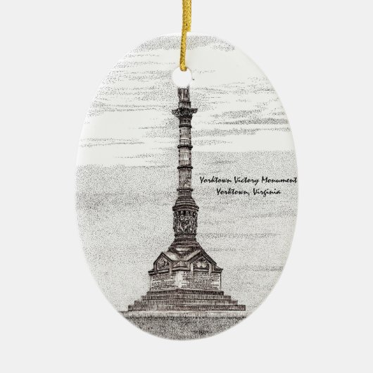 Yorktown Victory Monument Ornament (Voorkant)