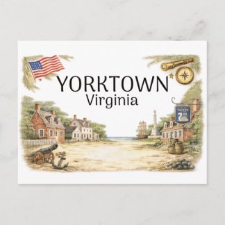 Yorktown Virginia Briefkaart