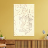 Yorktownto Williamsburg Canvas Afdruk (Insitu (Woonkamer))