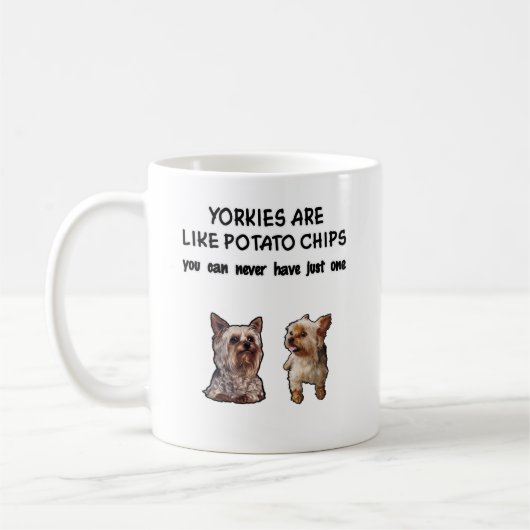 Yorky Mok 2 Yorkies zijn als aardappelchips (2yv1) (Links)